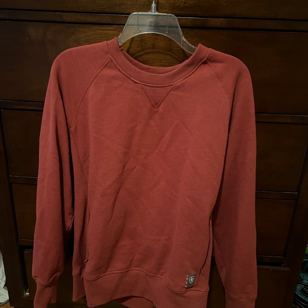 Ariat Brown Crewneck Sweater Classic Style